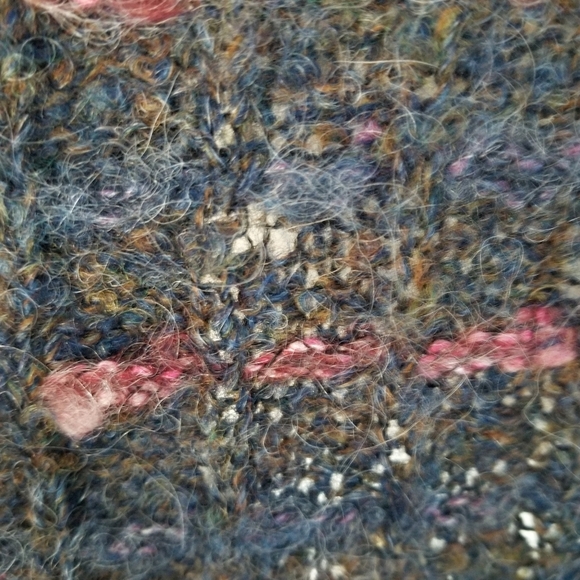 Sold VINTAGE 100% Wool Multicolor Cardigan - Picture 12 of 13